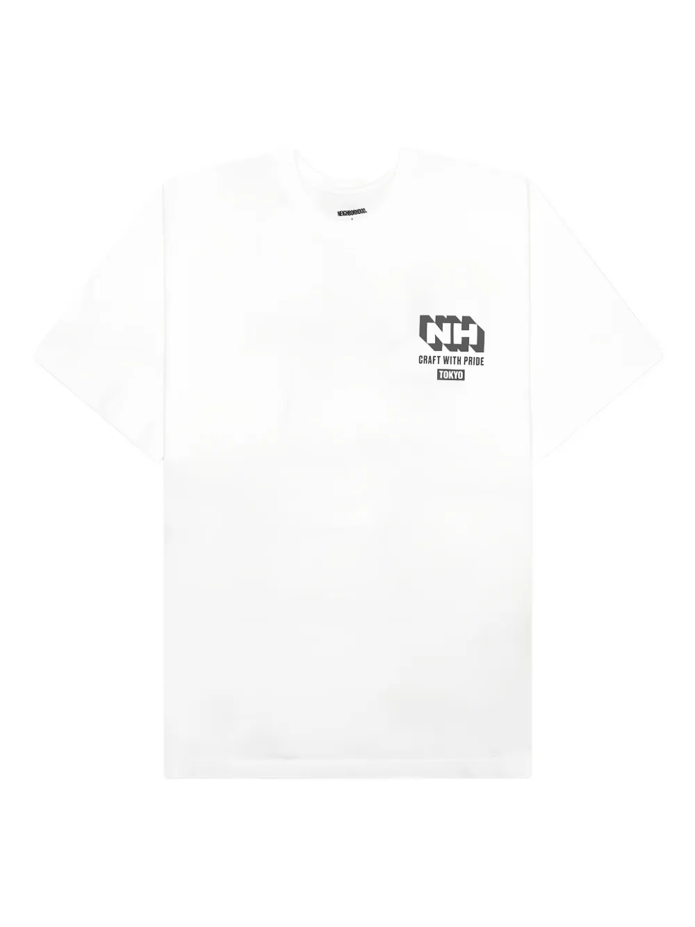 Neighborhood NH-17 T-shirt met logoprint Wit