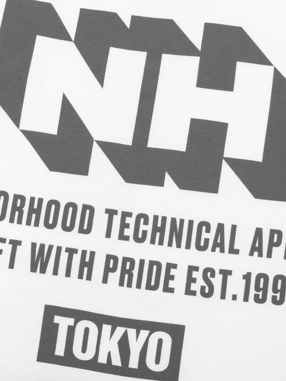 Neighborhood NH-17 T-shirt met logoprint Wit