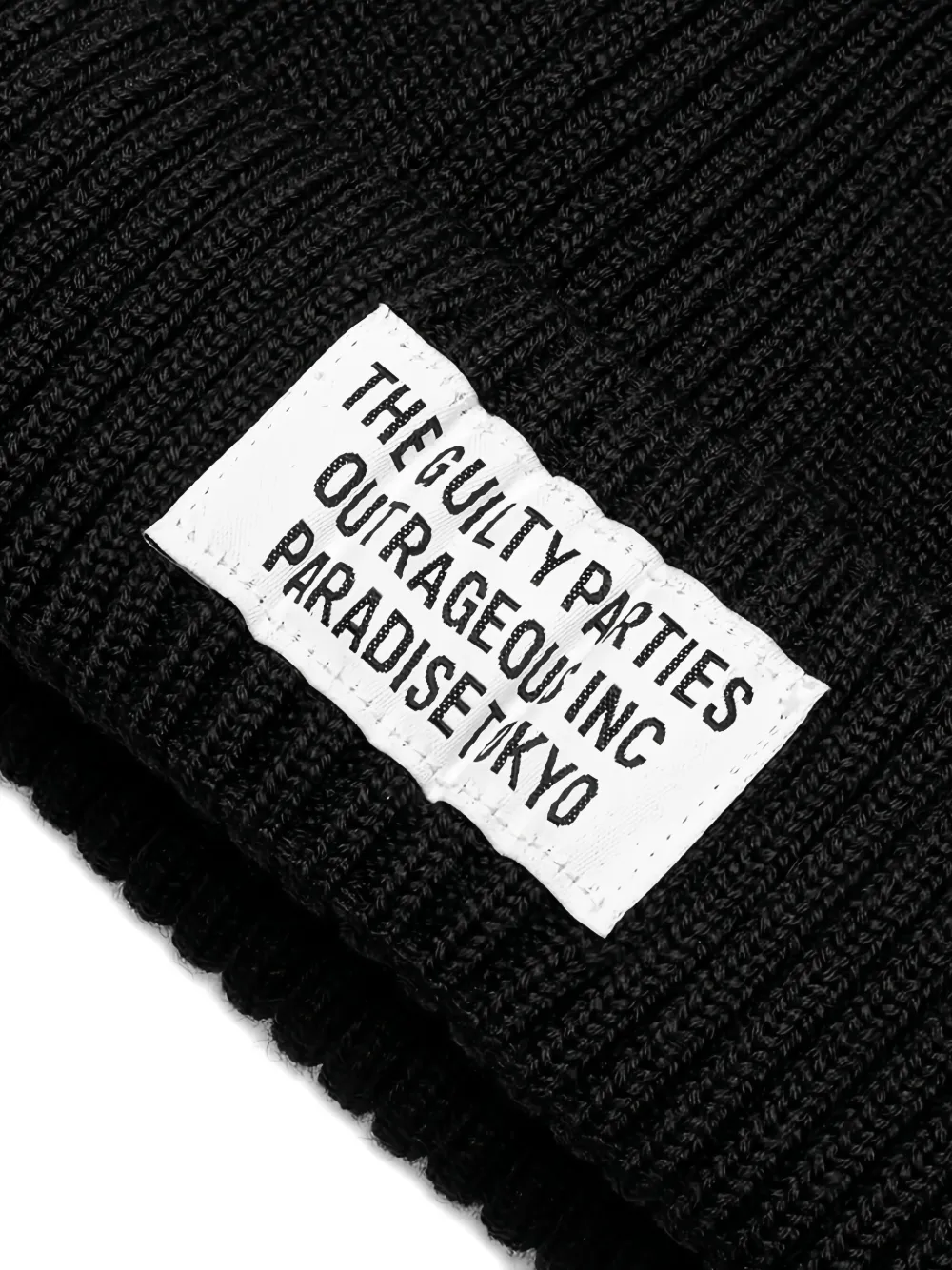 Wacko Maria Type-1 Wool Beanie Hat In Black