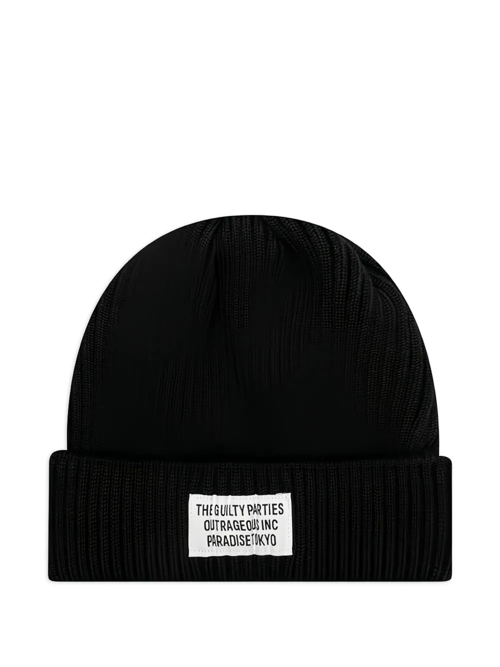 WACKO MARIA Type-1 wool beanie hat | Black | Image 1