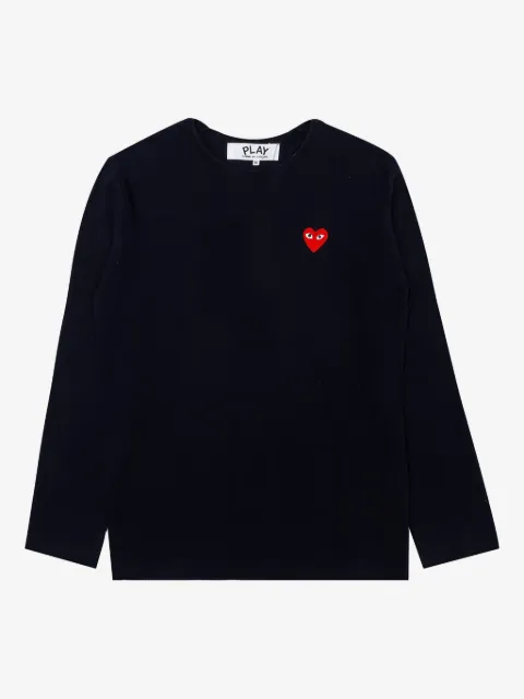 Comme Des Garçons Play heart-logo sweater