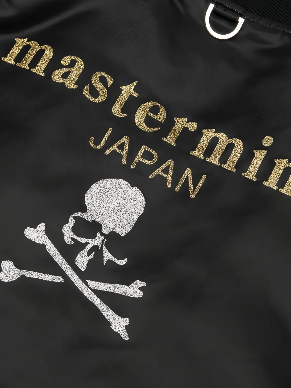 Mastermind Japan Bomberjack met doodskopprint Zwart