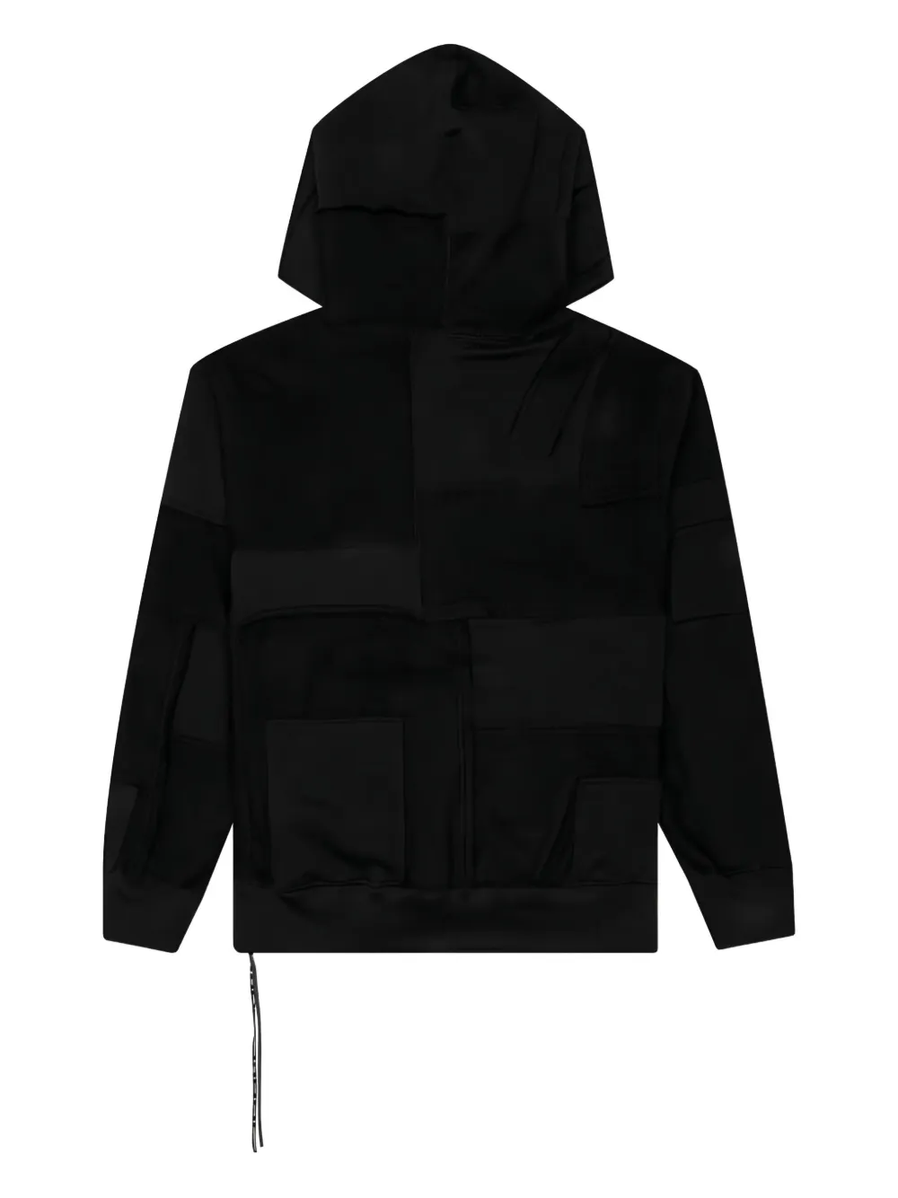Mastermind Japan Hoodie met doodskoppatch en vlakken Zwart