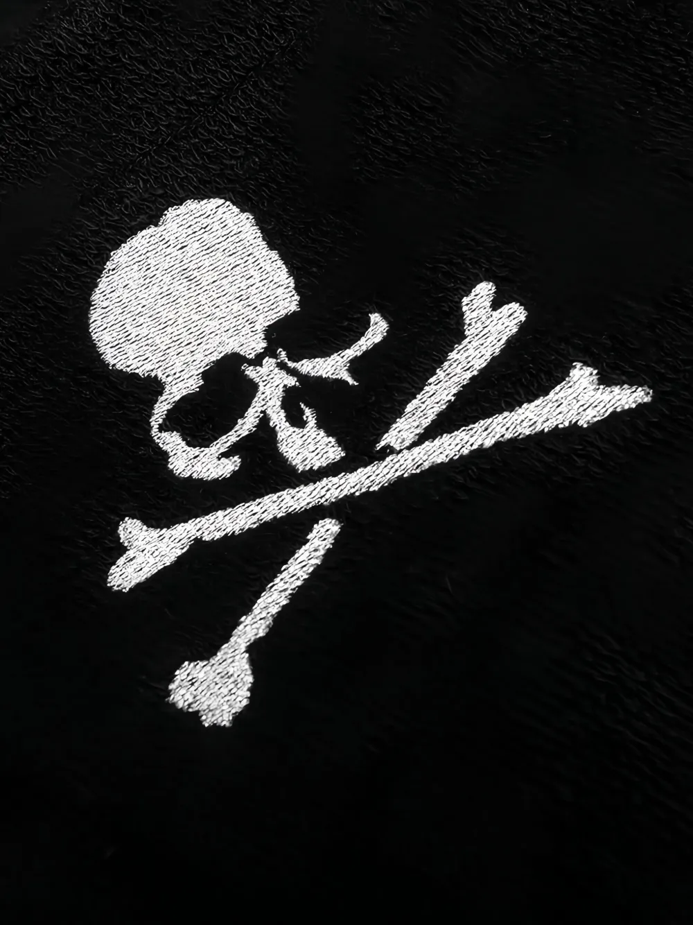 Mastermind Japan Hoodie met doodskoppatch en vlakken Zwart