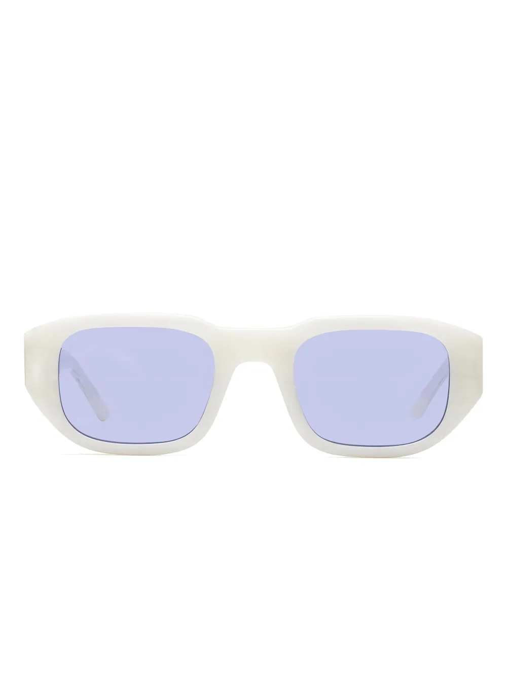 Thierry Lasry Victimy 079 rectangle-frame sunglasses - ホワイト Thierry Lasry Victimy 079 rectangle-frame sunglasses - ホワイト