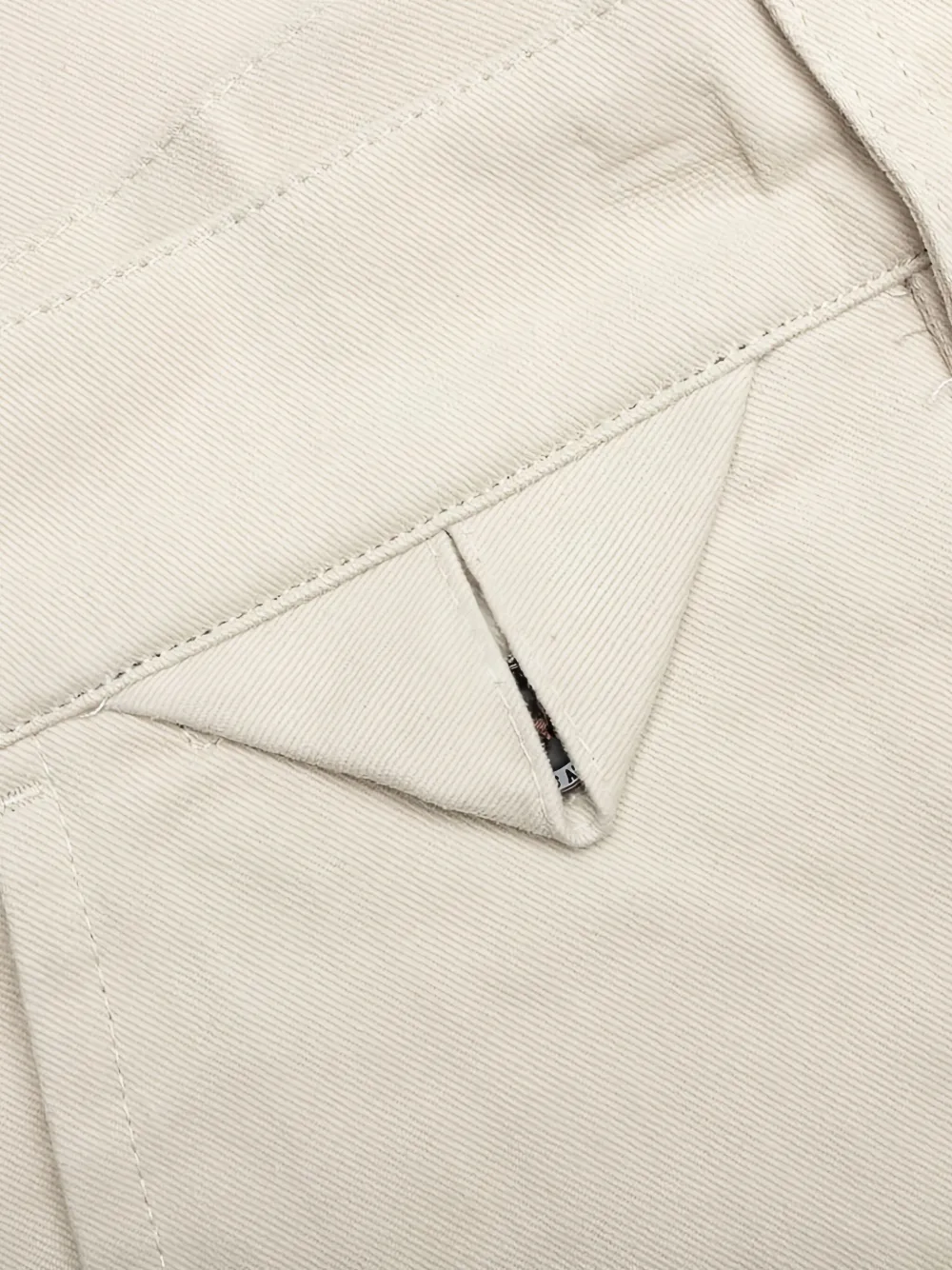 Honor The Gift Broek met geborduurde zak Beige