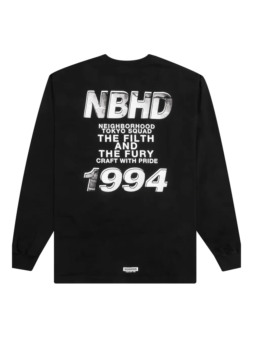 Neighborhood NH-5 T-shirt met lange mouwen Zwart