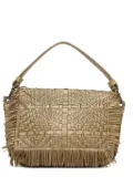 Reptile's House Nevola woven fringe shoulder bag - Brown