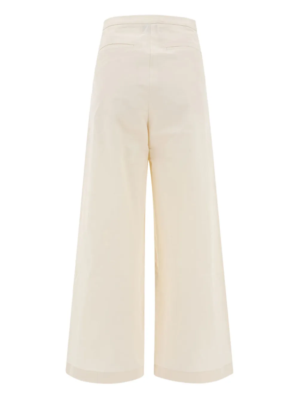 THE LOOM pleated cotton trousers - Beige