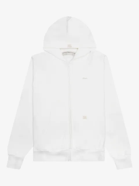 Advisory Board Crystals zip-up logo-detail hoodie