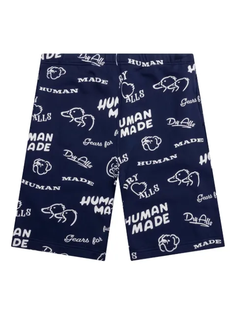 Human Made printed sweat shorts