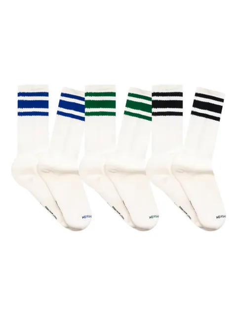 Neighborhood striped socks (pack of three)