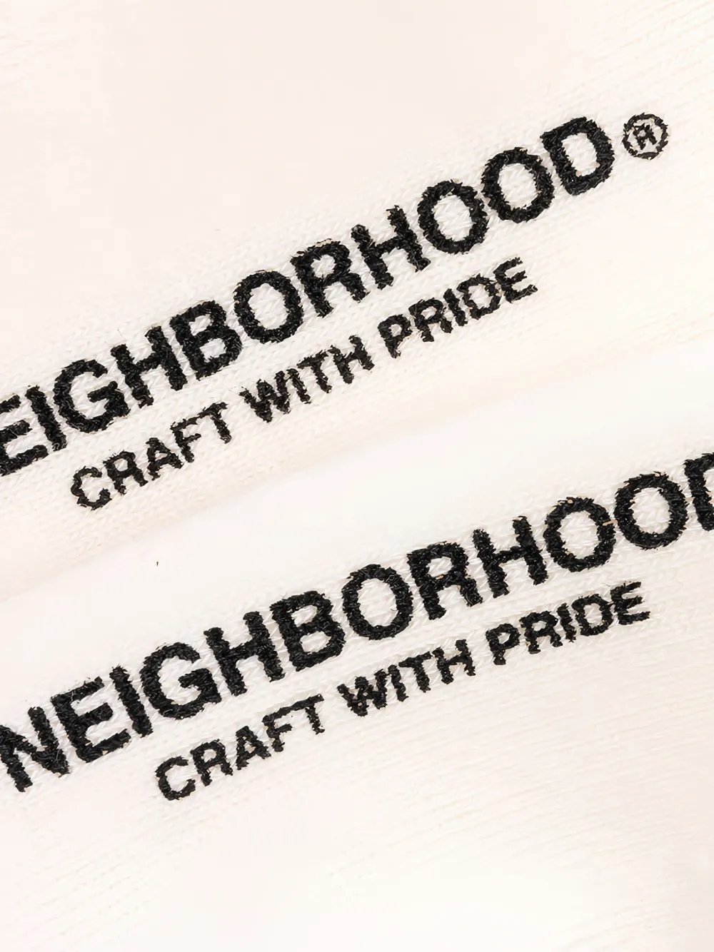 Neighborhood Drie paar gestreepte sokken Wit