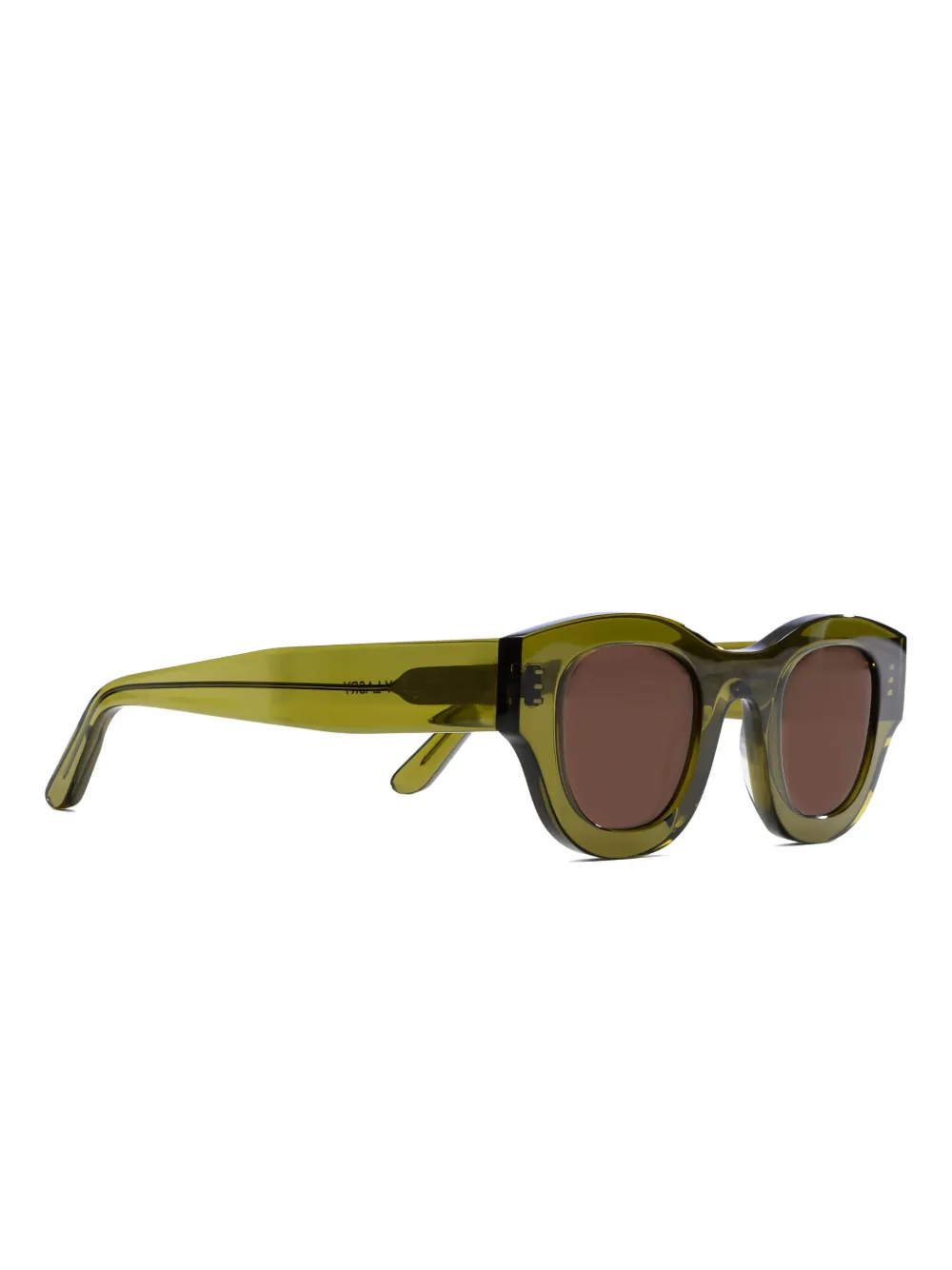 Thierry Lasry Autocracy 390 sonnebril met rechthoekig montuur Groen