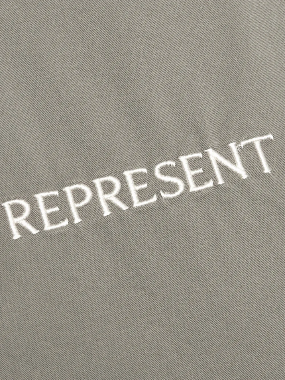 Represent Overhemd met kraag Grijs