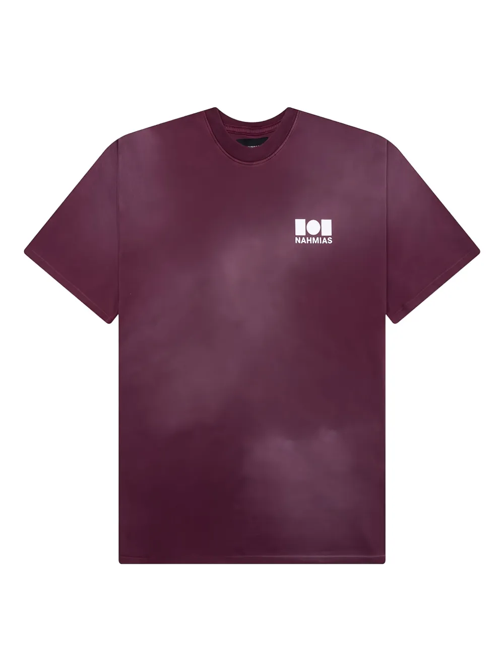 Nahmias faded logo T-shirt - パープル Nahmias faded logo T-shirt - パープル