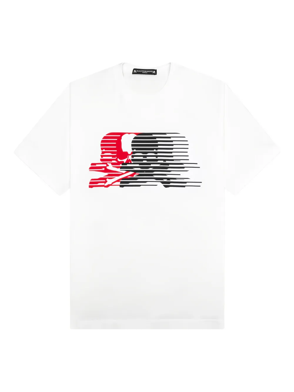 Mastermind Japan T-shirt met doodskopprint Wit