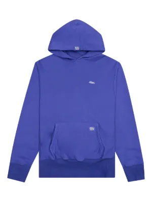 Denim Tears Mono Cotton Wreath Hoodie | Blue | FARFETCH