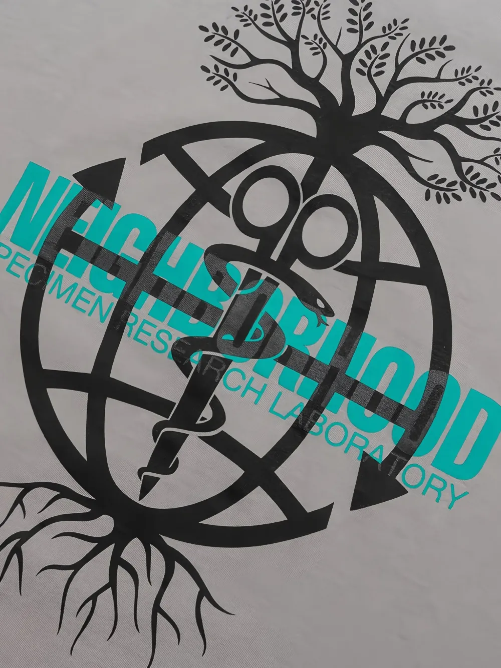 Neighborhood x Dr. Romanelli T-shirt met print Grijs