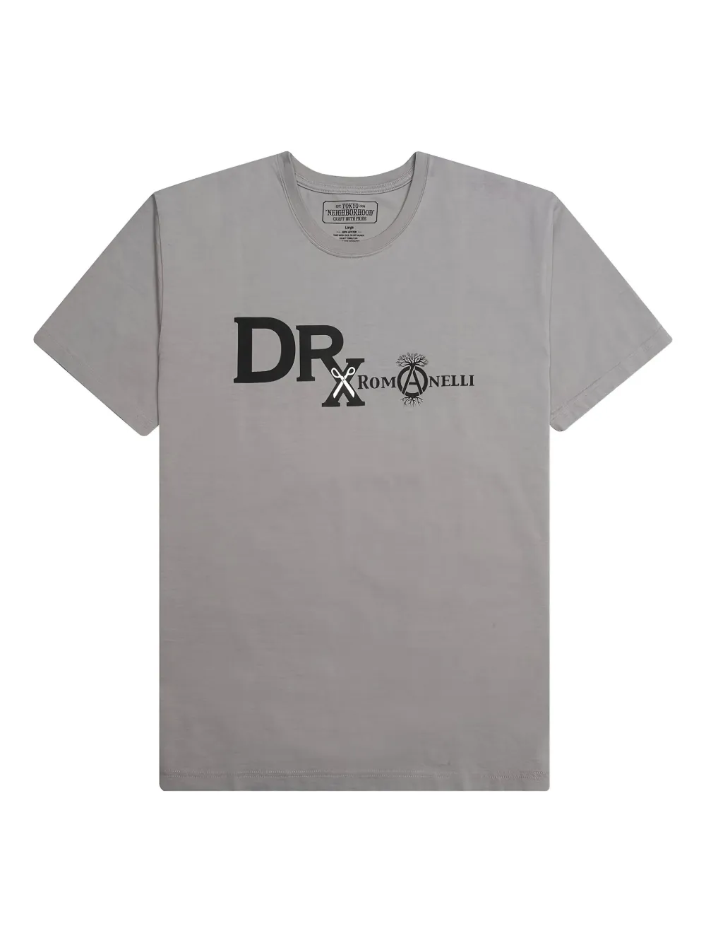 Neighborhood x Dr. Romanelli globe tree-print T-shirt - グレー Neighborhood x Dr. Romanelli globe tree-print T-shirt - グレー