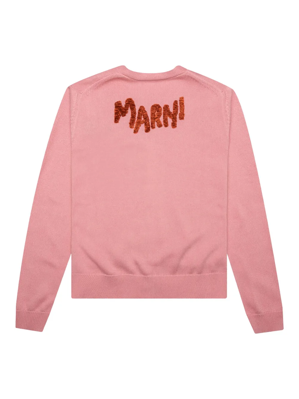 Marni Vest met geborduurd logo Roze