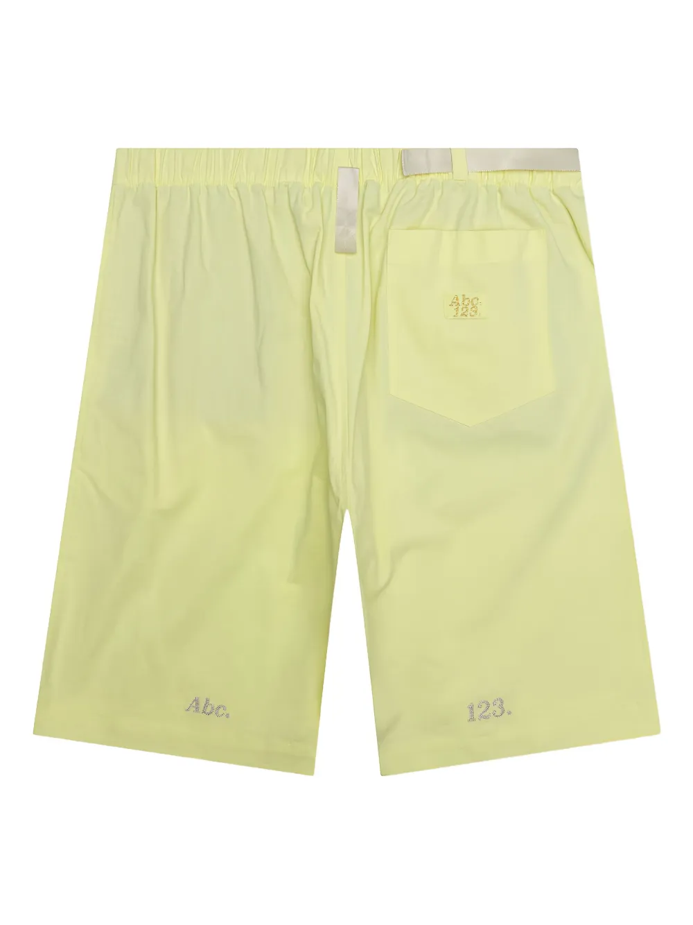 Advisory Board Crystals Shorts met gespsluiting Geel