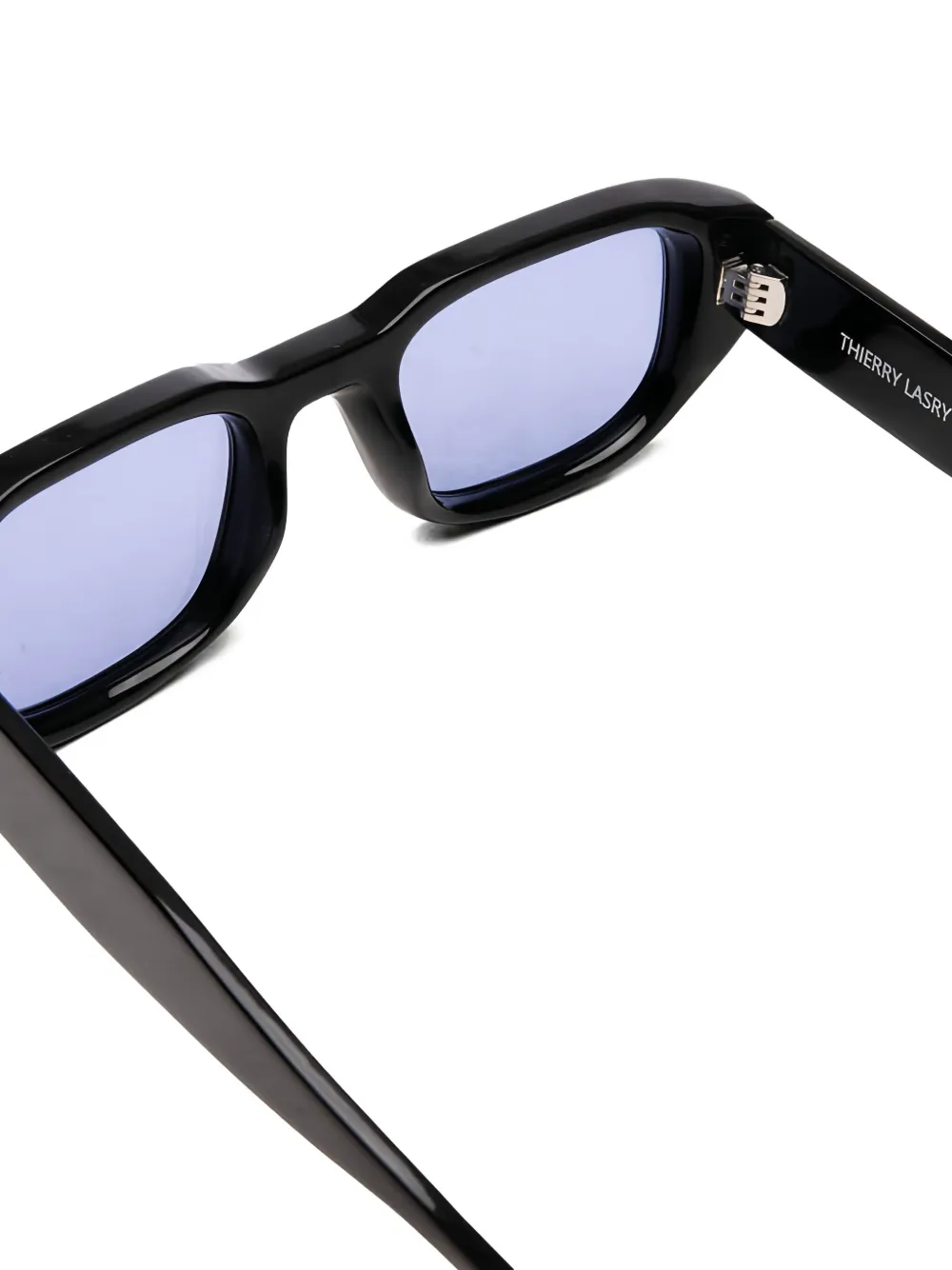 Thierry Lasry Victoria 101 zonnebril met geometrisch montuur Zwart