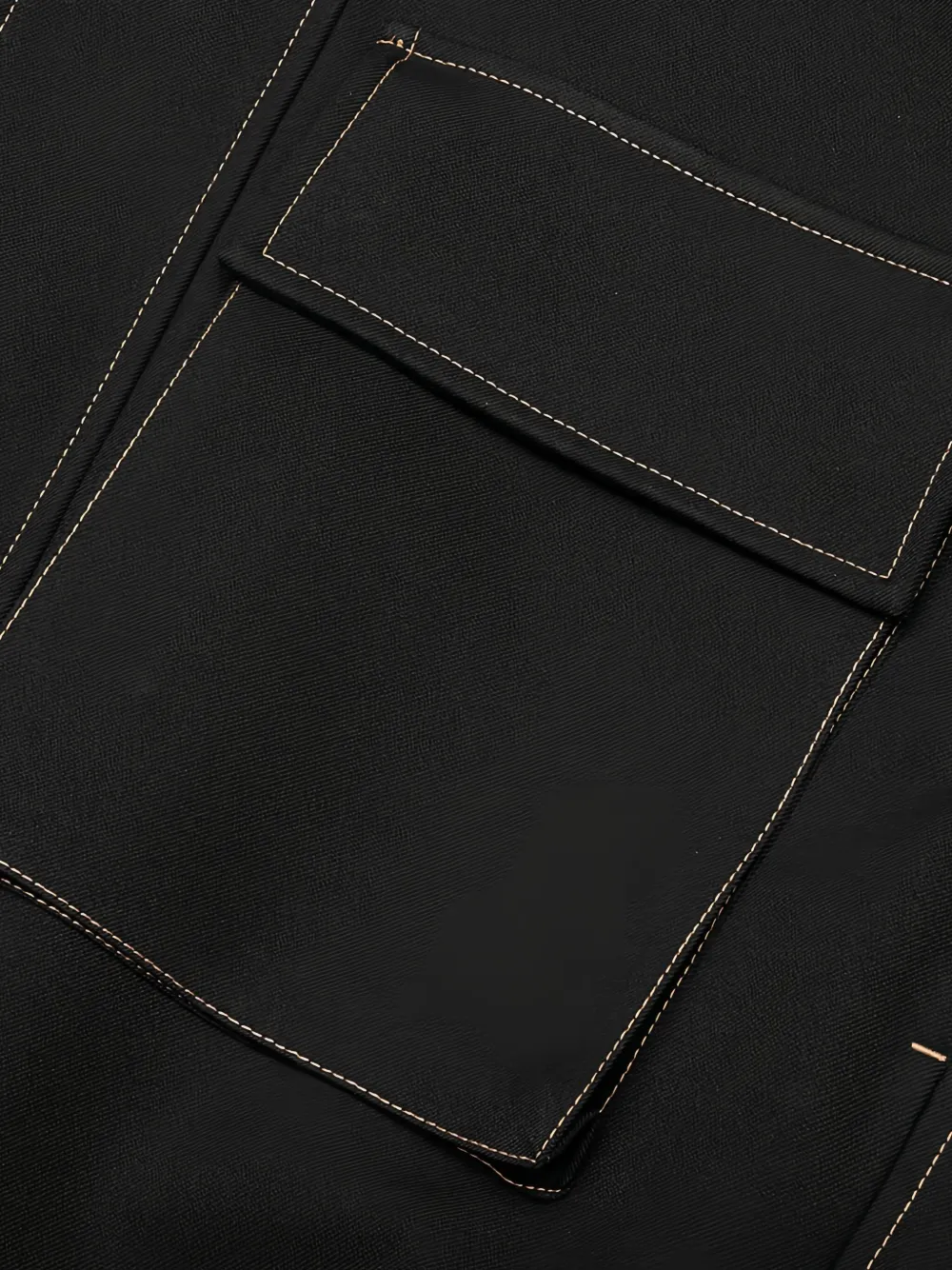 Jil Sander Shirtjack met contrasterend stiksel Zwart