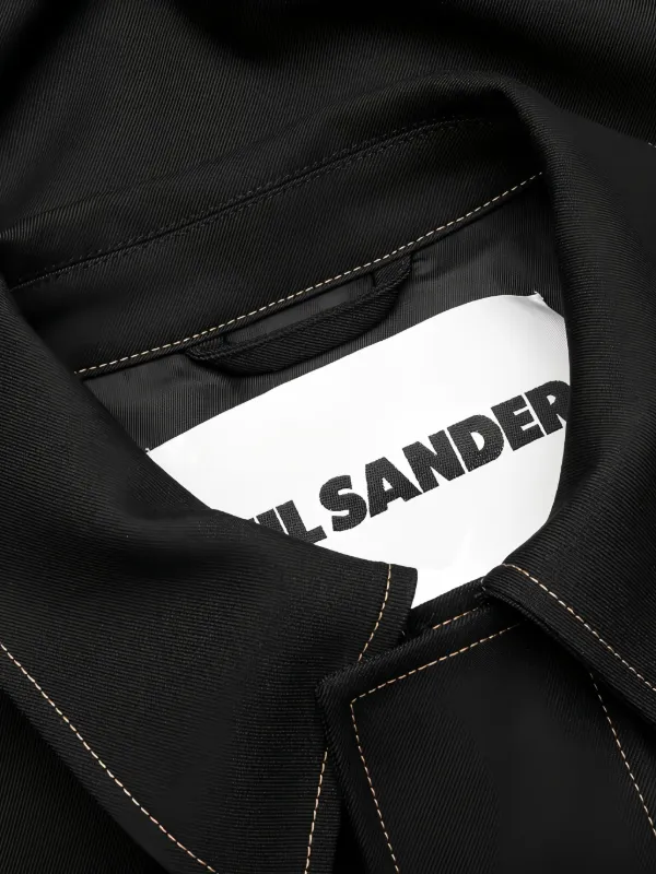 Jil Sander コントラストステッチ ジャケット | ブラック | FARFETCH JP