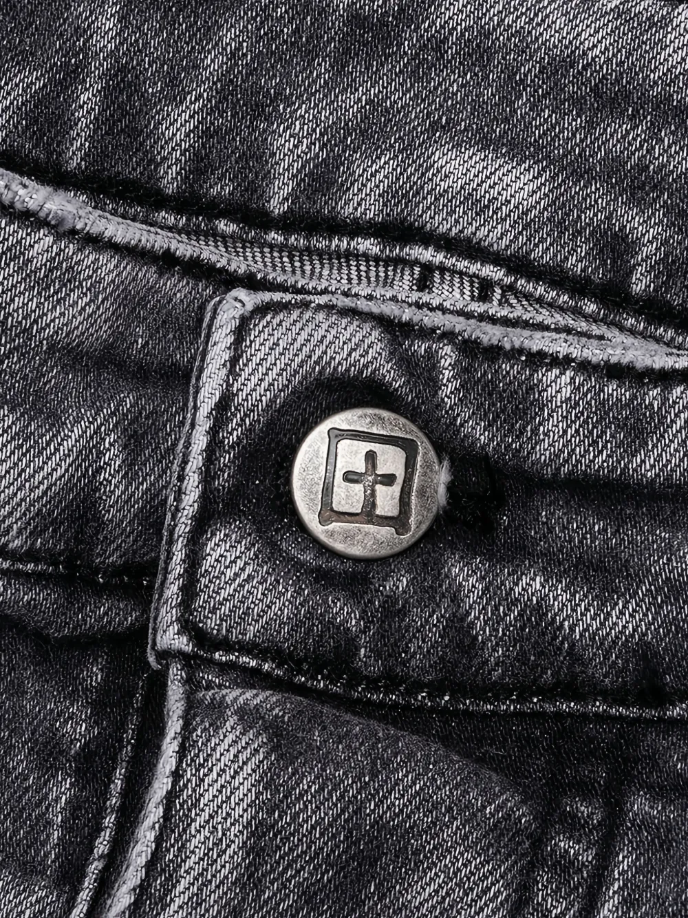 Ksubi Bronko Smoke Trashed gerafelde jeans Grijs
