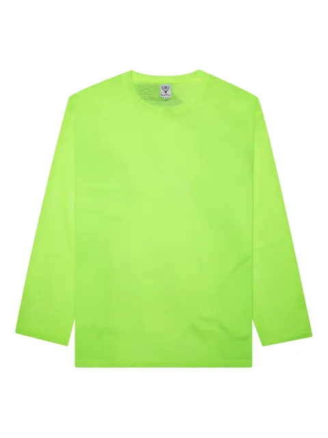 SOUTH2 WEST8 mesh knit T-shirt