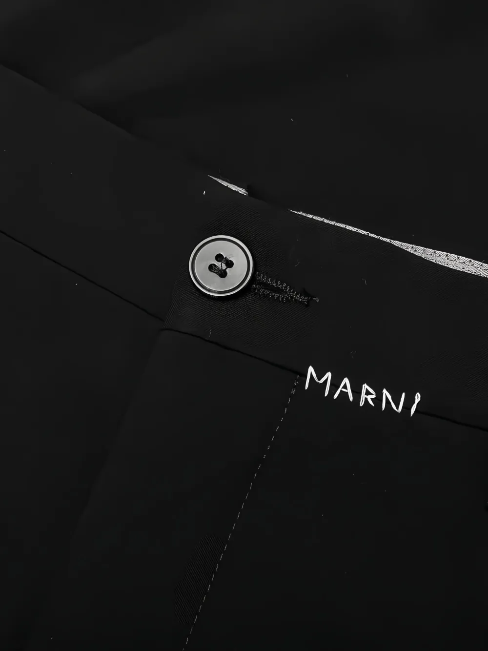 Marni Panelled Trousers In Black