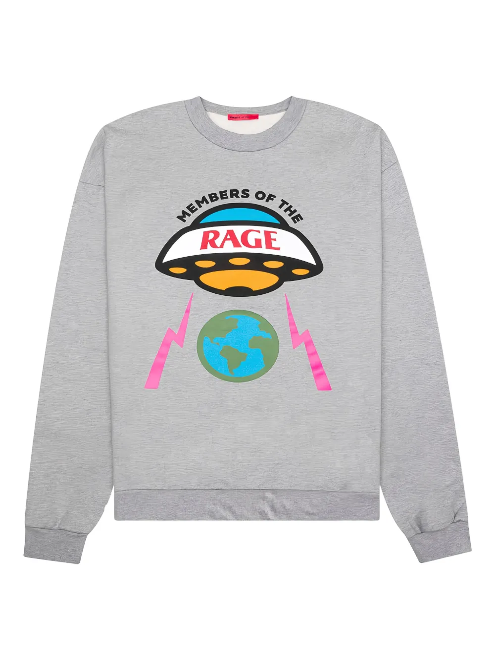 MEMBERS OF THE RAGE crew-neck logo sweatshirt - グレー MEMBERS OF THE RAGE crew-neck logo sweatshirt - グレー
