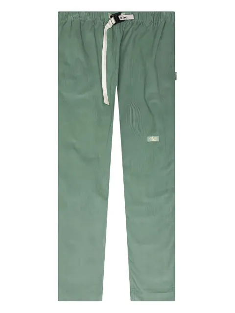 Advisory Board Crystals Studio Work corduroy buckle-fastening trousers