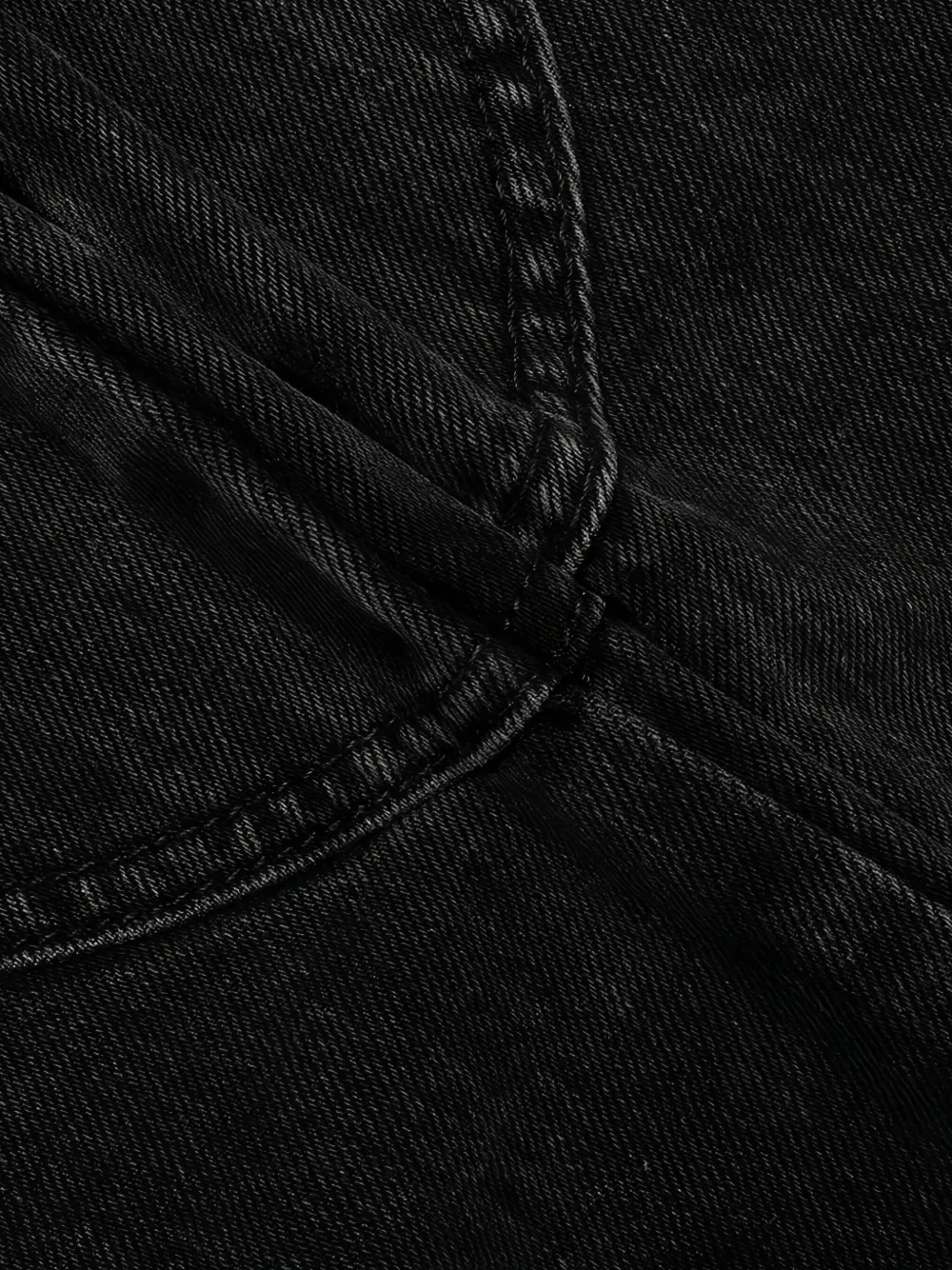 Nahmias Jeans met logopatch en cargo zakken Zwart