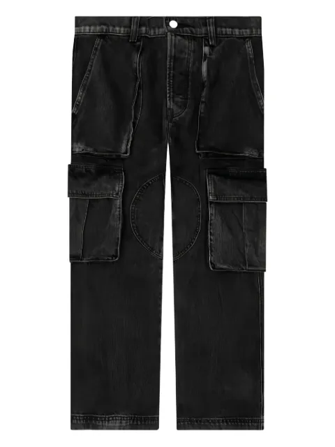 Nahmias logo-patch cargo-pockets jeans
