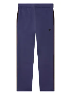 Denim Tears Mono Cotton Wreath Track Pants | Blue | FARFETCH