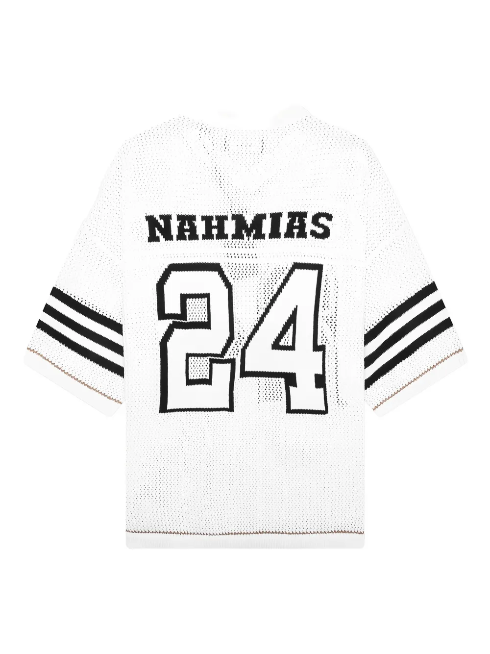 Nahmias Knit 24 voetbal jersey Wit