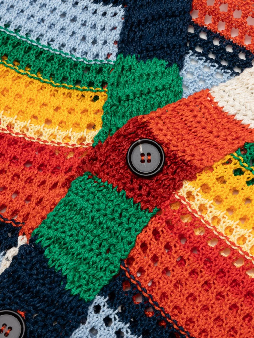 Marni x No Vacancy Inn Cardigan Multicolor Rood