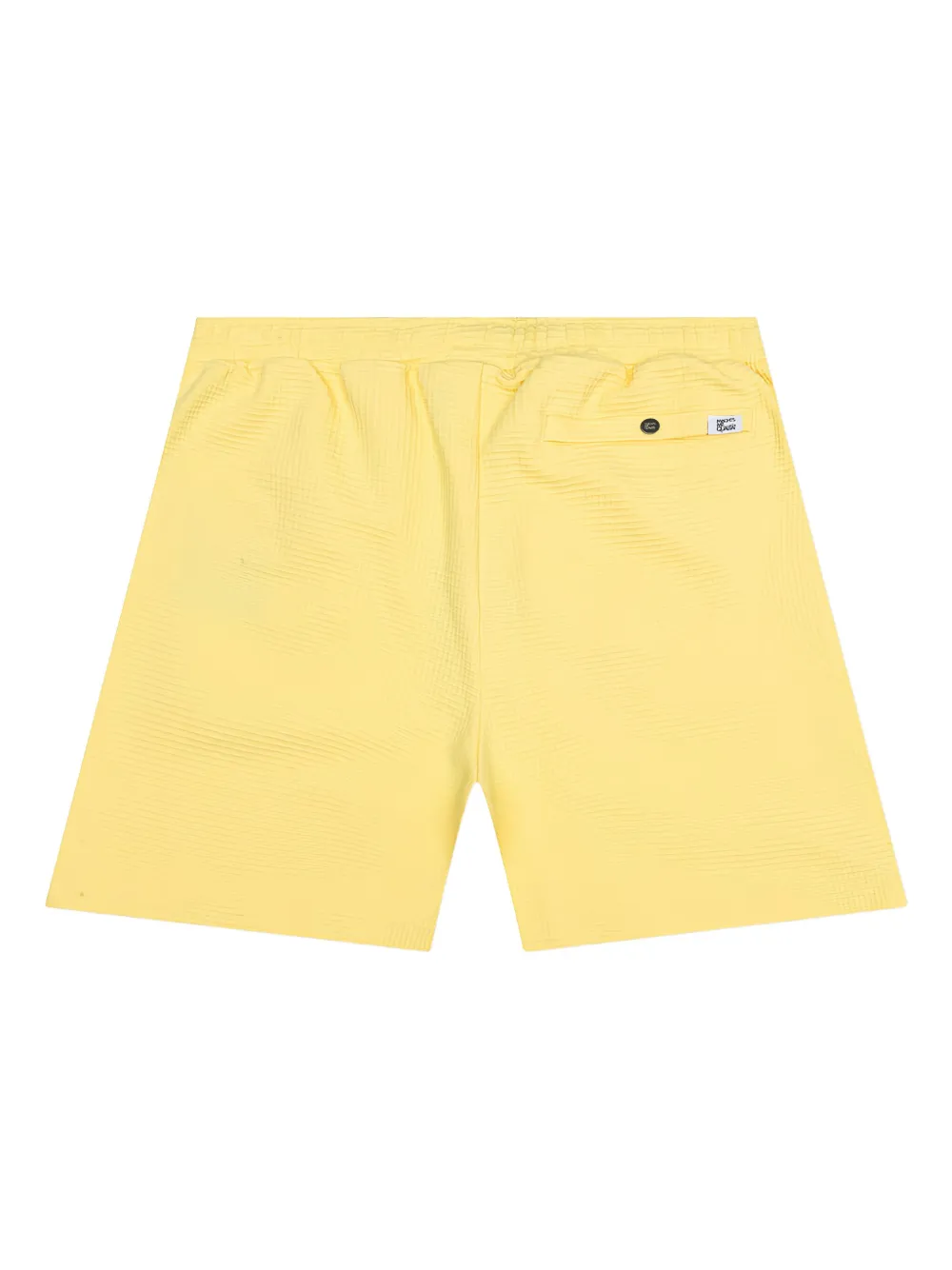 PUMA Shorts met geborduurde wafeltextuur Geel