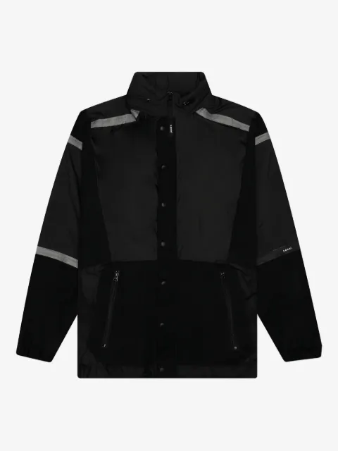 sacai chamarra con panel reflectante
