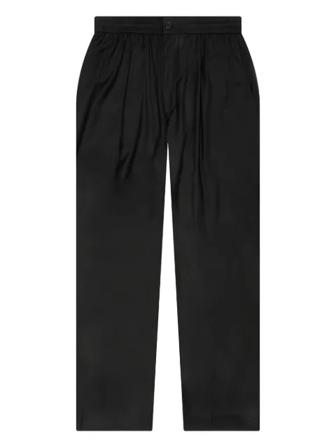 Awake NY pleated elastic-waist trousers