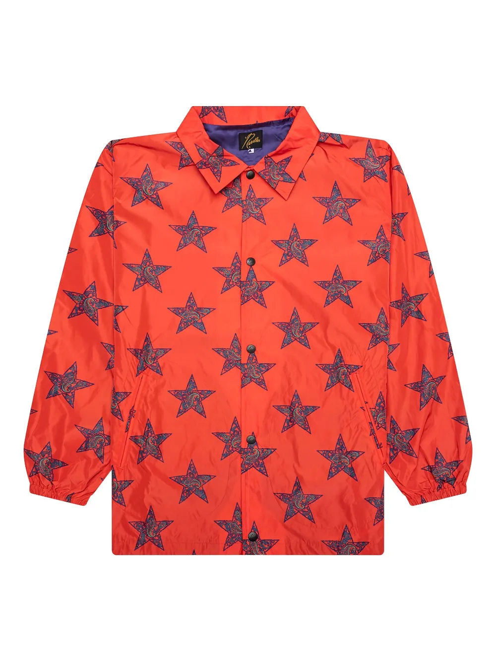 Needles Jack met sterrenprint en paisley-print Rood