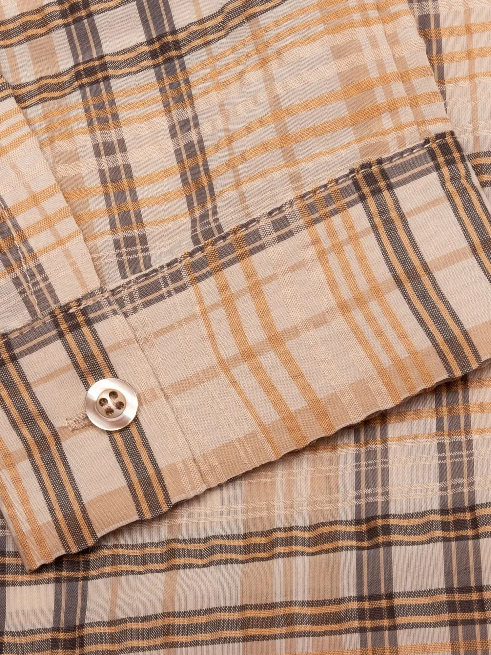 Represent Geruit overhemd Beige