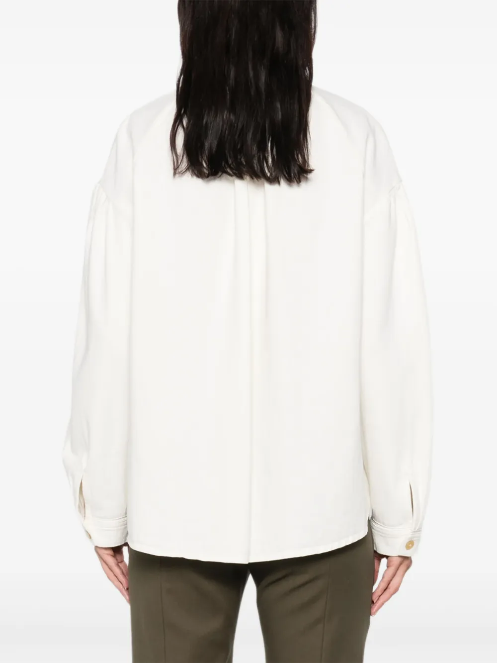 Forte Top met hoge hals Beige