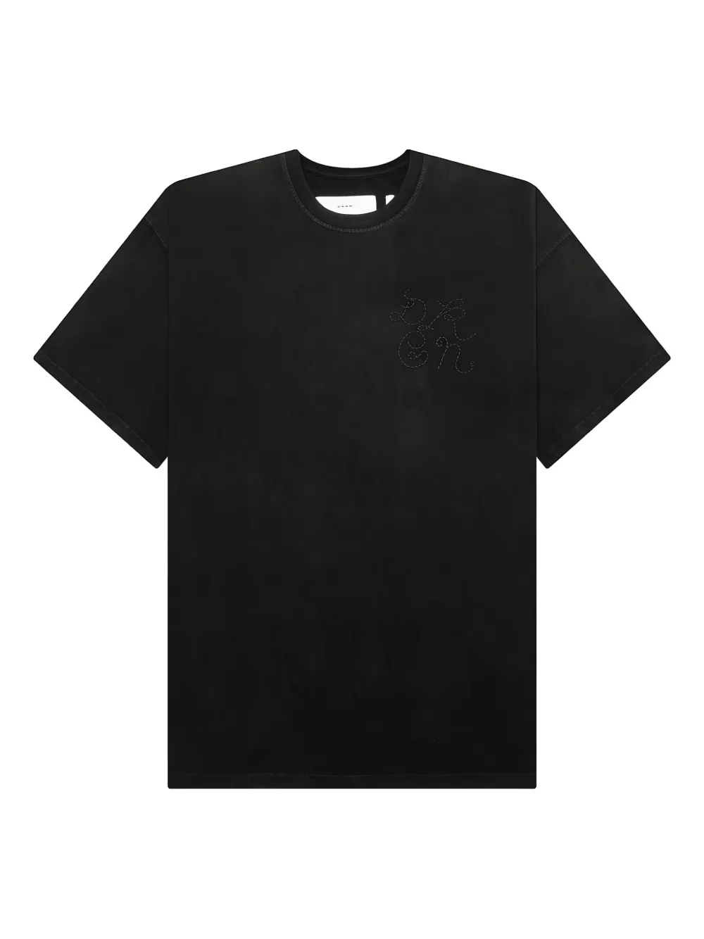 D-R-G-N graphic-print faded t-shirt - ブラック D-R-G-N graphic-print faded t-shirt - ブラック