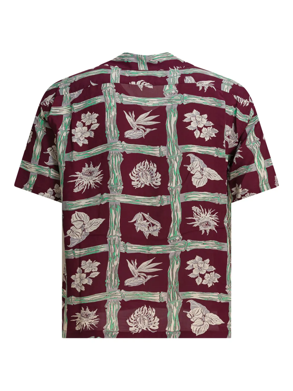 Sun Surf printed rayon shirt - Bruin