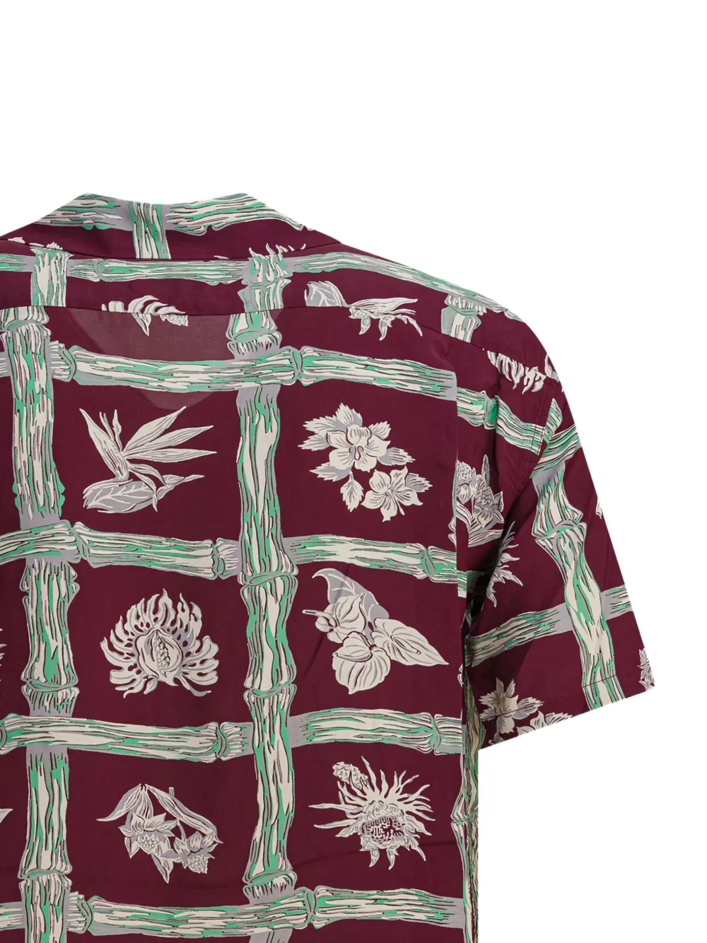 Sun Surf Island Plants Shirts Bordeaux In Multi