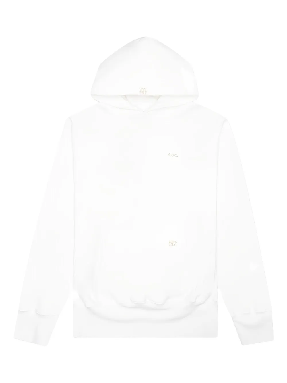 Advisory Board Crystals Hoodie met geborduurd logo Wit