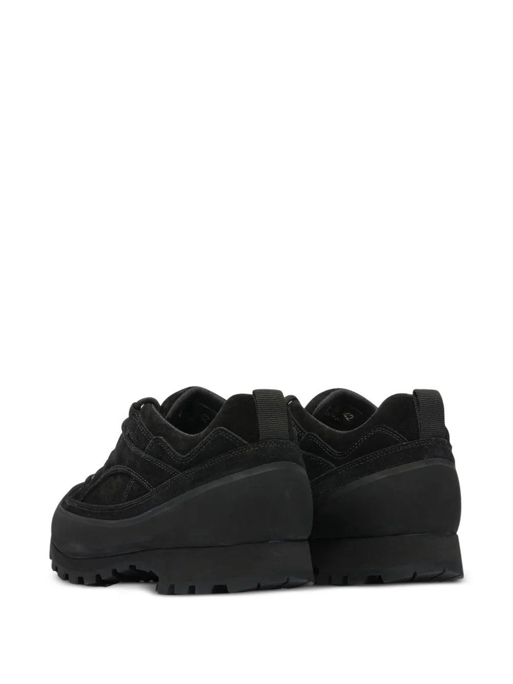 Nonnative Leather And Rubber Sneakers With Textured Upper In Black